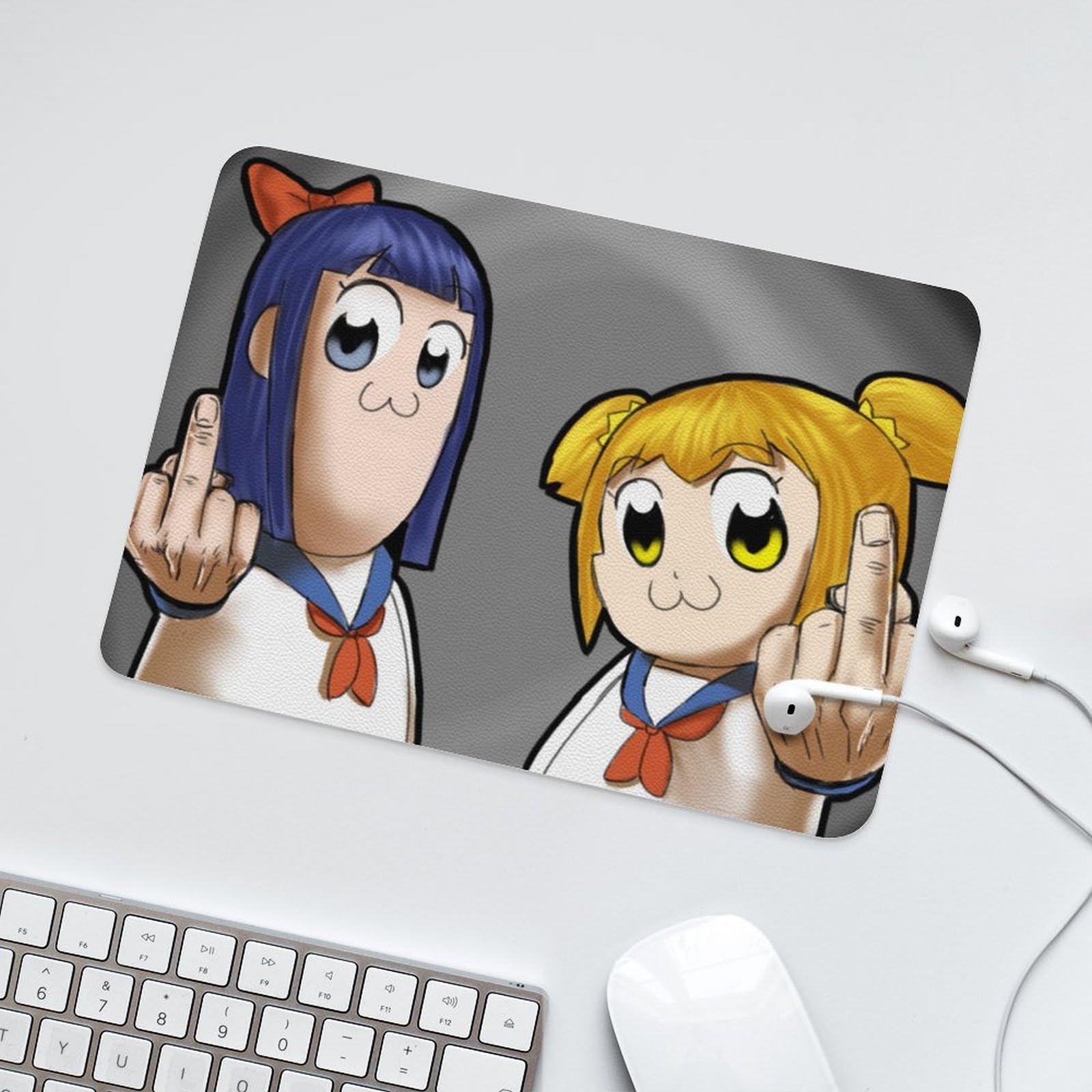 Amazon.co.jp: ポプテピピック ポプ子 ピピ美 マウスパット アニメ 