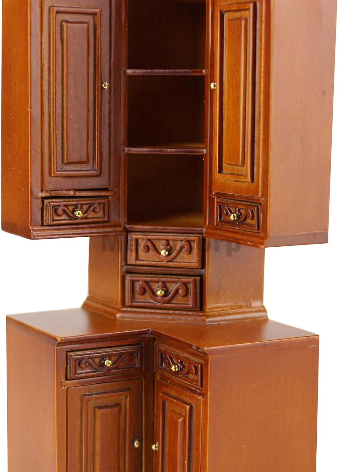 Super Sale 🛒 Meirucorp Fine 1/12 Scale Miniature Furniture Modern Classical Wooden Corner Cabinet Buy 1 get 1 Meirucorp Fine 1/12 Scale Miniature Furniture Modern Classical Wooden Corner Cabinet