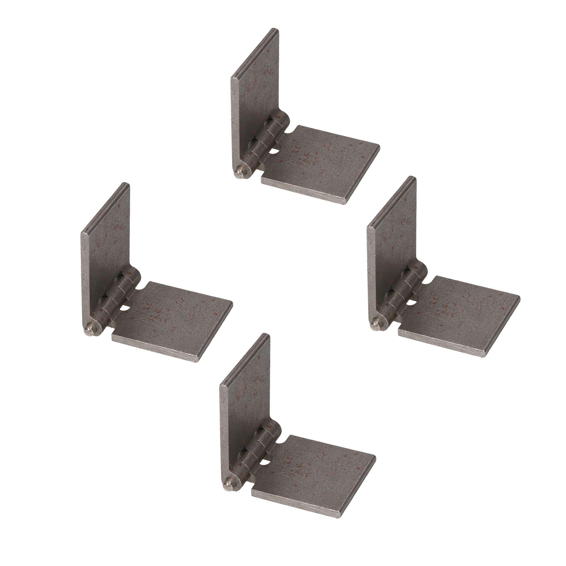 Ab Tools Pack Of 4 Solid Drawn Steel Butt Hinges Extra Heavy Duty Industrial 50X120mm