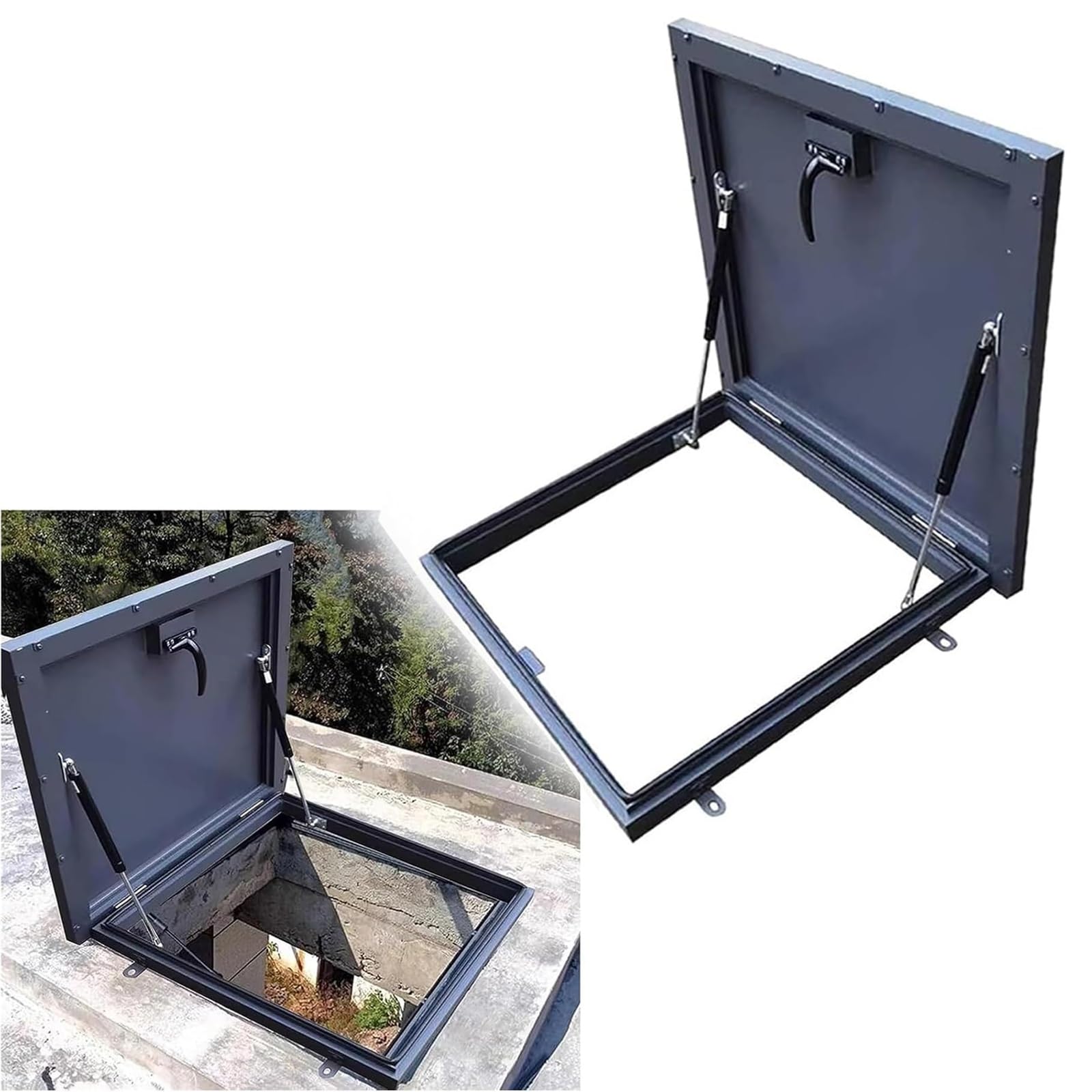 Couverture de trappe de toit en aluminium premium structure étanche pour véranda