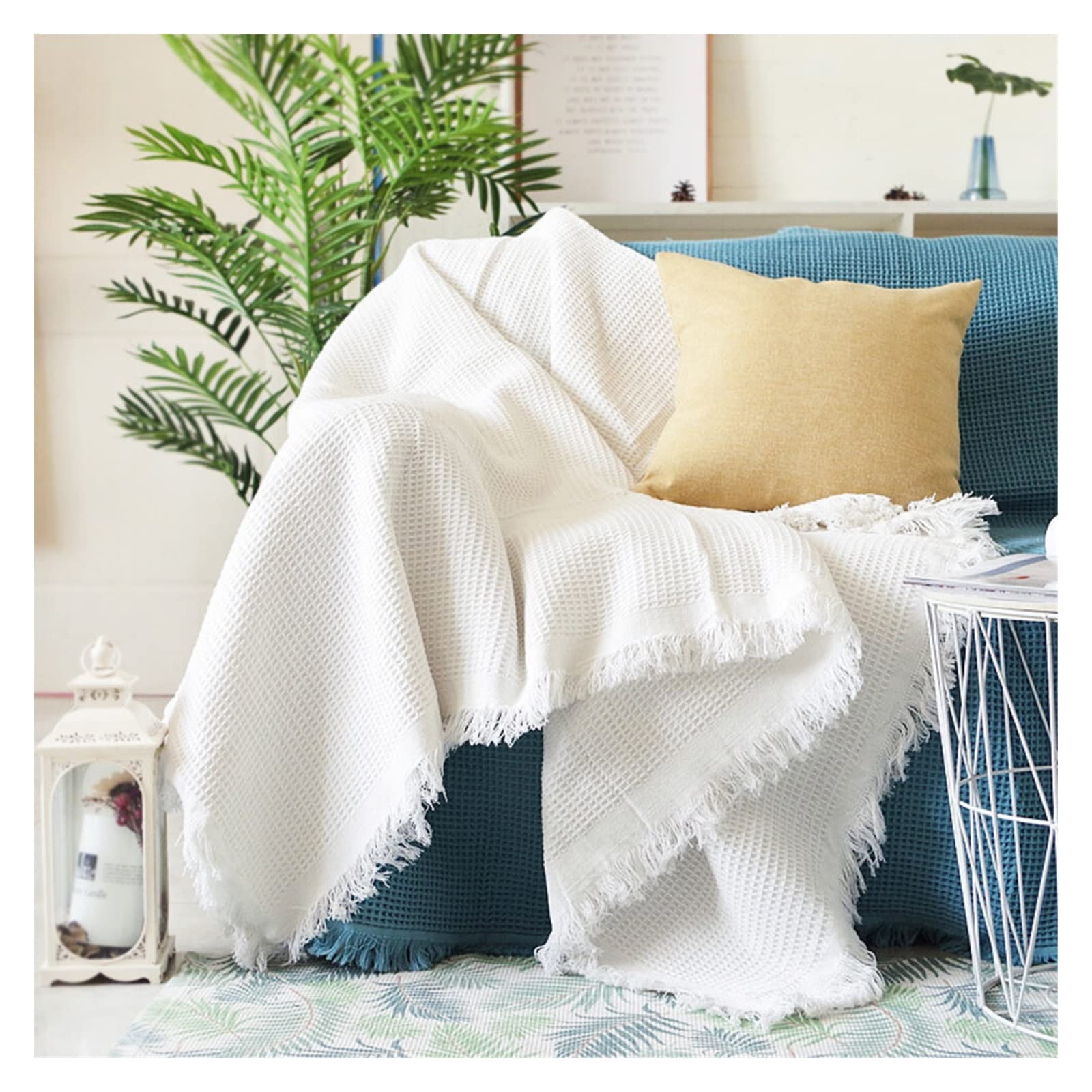 Amazon.com: PEVSCO Blankets Blanket Home Hotel Cotton Bedding Office Sofa  Knitted Blanket with Tassel Tapestry Bed Plane Travel Decorative Blanket  Fuzzy Blanket (Color : 6, Size : 90X210cm) : Home u0026 Kitchen