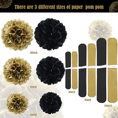 Miniatura 3 de 2 manteles de plástico rectangulares de lentejuelas para graduación y 6 pompones para cumpleaños, bodas, aniversarios, fiestas, decoración de mesa