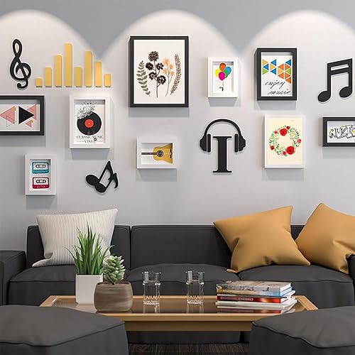 Miniatura 7 de Kit de bordado para principiantes, paquete de 4 kits de punto de cruz, 2 aros de bordado de madera, tijeras, agujas e hilos de color, kit de punto