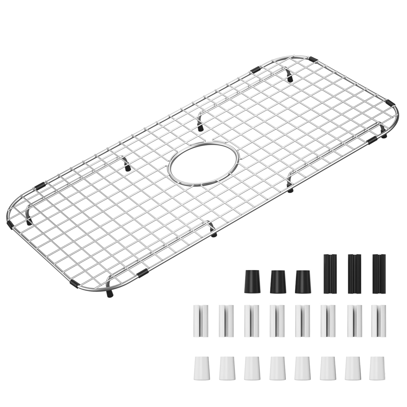Photo 1 of Sink Bottom Grid 27-1/2" x 14-1/4",Centered Drain with Corner Radius 3-1/2"
