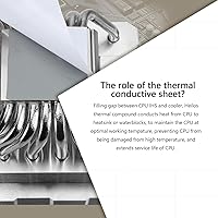 Vista 5 de Thermalright Heilos Hoja de interfaz térmica sólida Hoja de grasa de silicona conductora térmica sólida para CPU/GPU, conductividad térmica 8.5