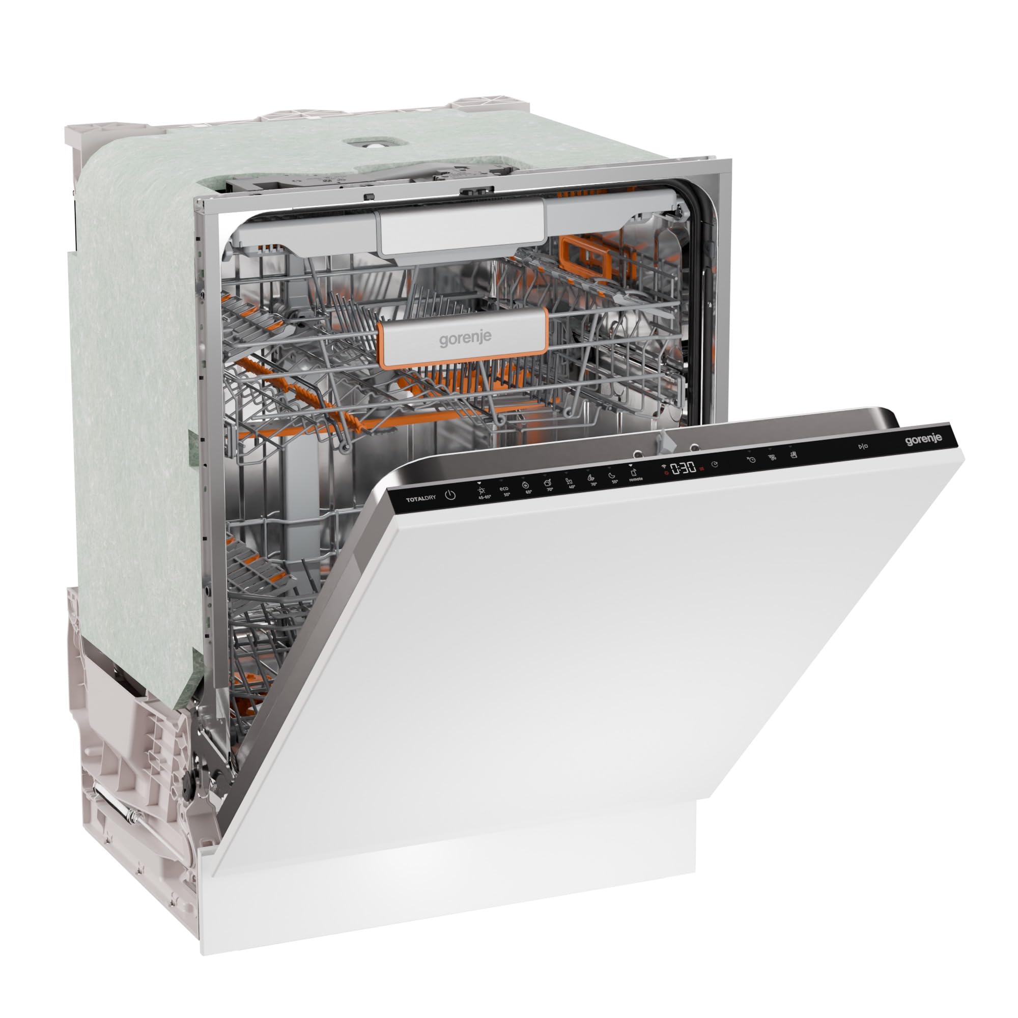 Gorenje ULTRA16BWIFI Geschirrspüler Einbaugerät 60 cm breite 16 Maßgedecke 7 Programme ConnectLife EEK: B
