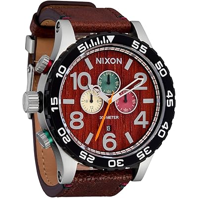 Мужские наручные часы Nixon 51-30 Chrono Leather
