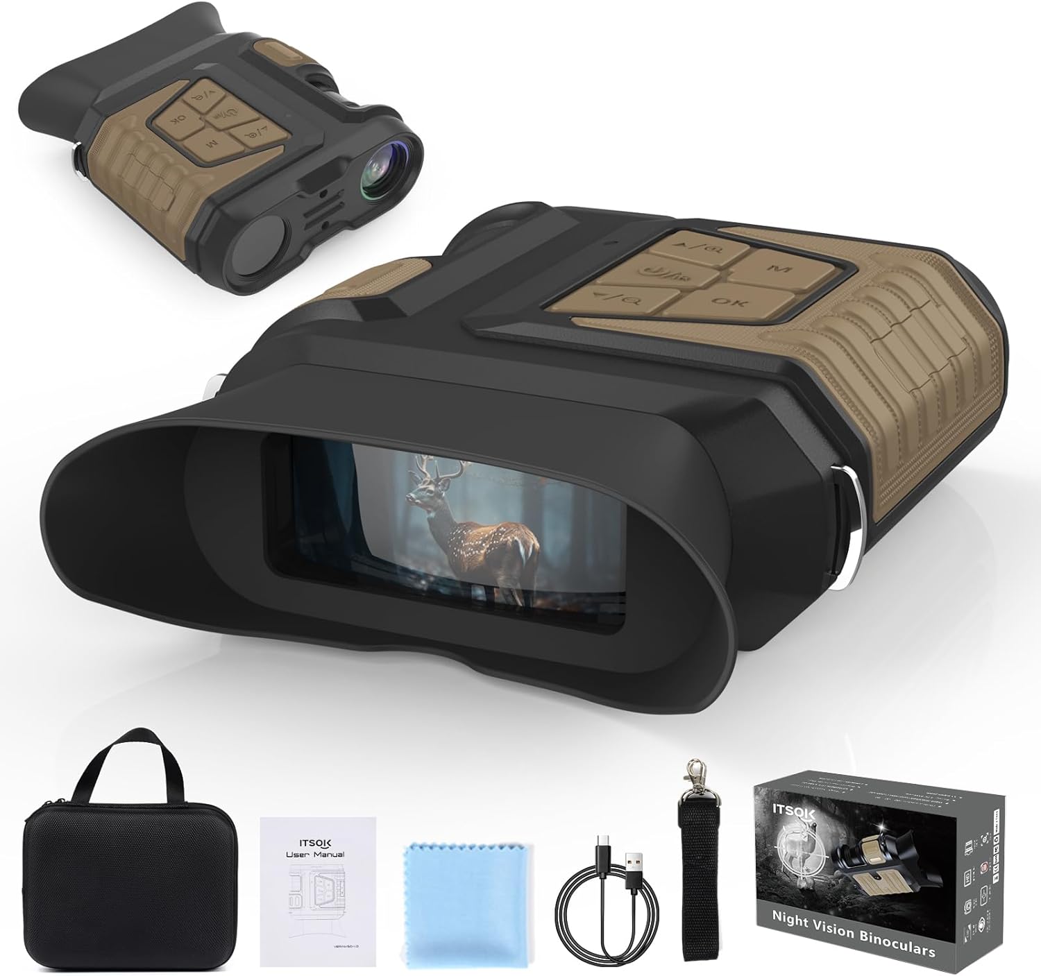 NICEGREEN LIFE Night Vision Goggles, 4K Night Vision