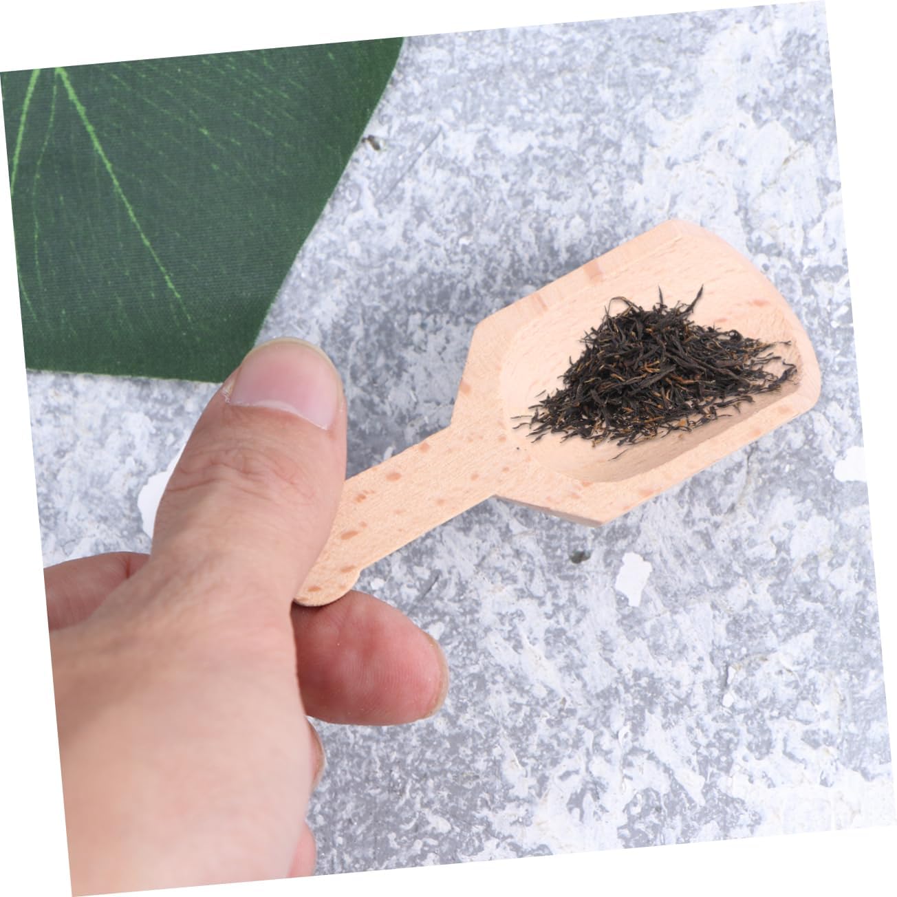 Mobestech 3sets Elegant Salt Shovel Tea Scoop Mini Scooper for Flour Nuts More 20pcs*3