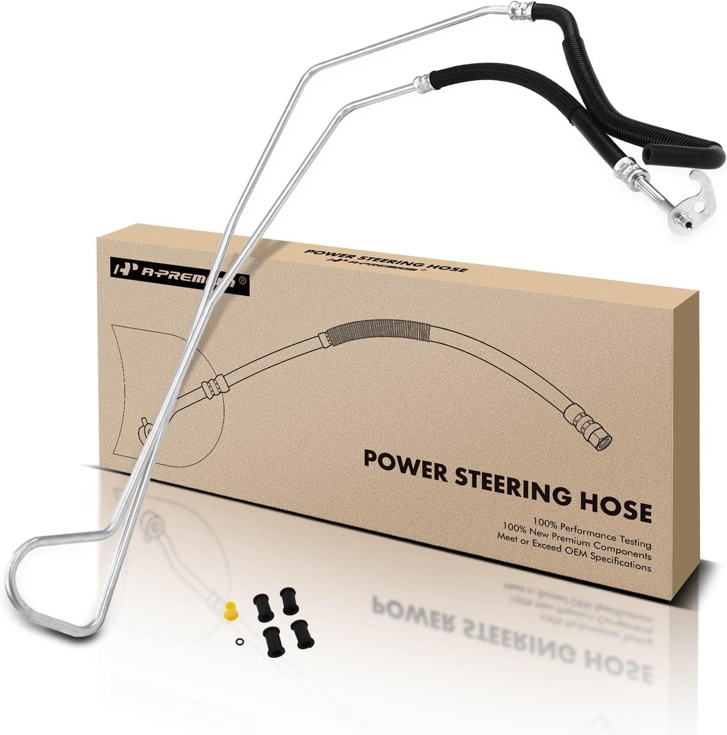 A-Premium Power Steering Return Hose Line Assembly Compatible with Ford Explorer 2006-2010 Explorer Sport Trac 2007-2010 Mercury Mountaineer