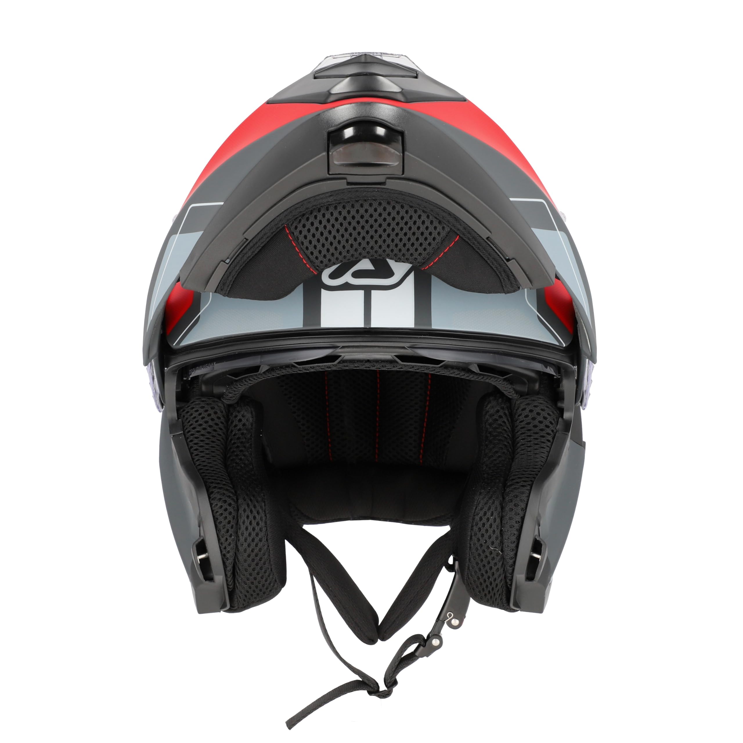 Casco Modular ACERBIS SEREL Rojo y Gris 22-06 (XL 61/62)