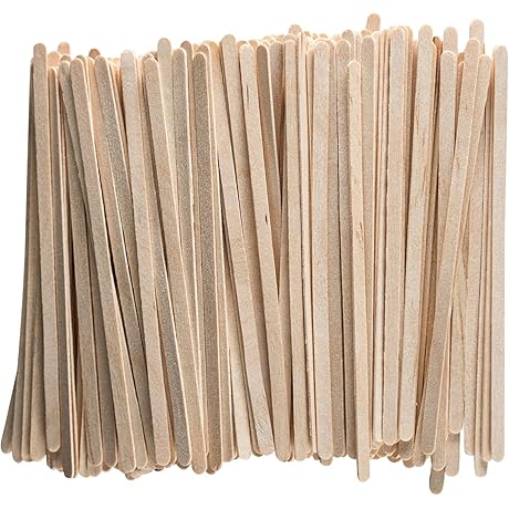 Unleash the Convenience: 500 Count 5.5 Inch Wooden Coffee Stirrers