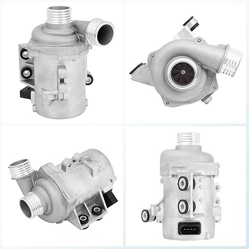 Miniatura 7 de Bomba de agua de motor eléctrico y carcasa de termostato refrigerante compatible con BMW 325i 325xi 328i 328xi 330i 330xi 525i 525xi 528i 528xi 530i