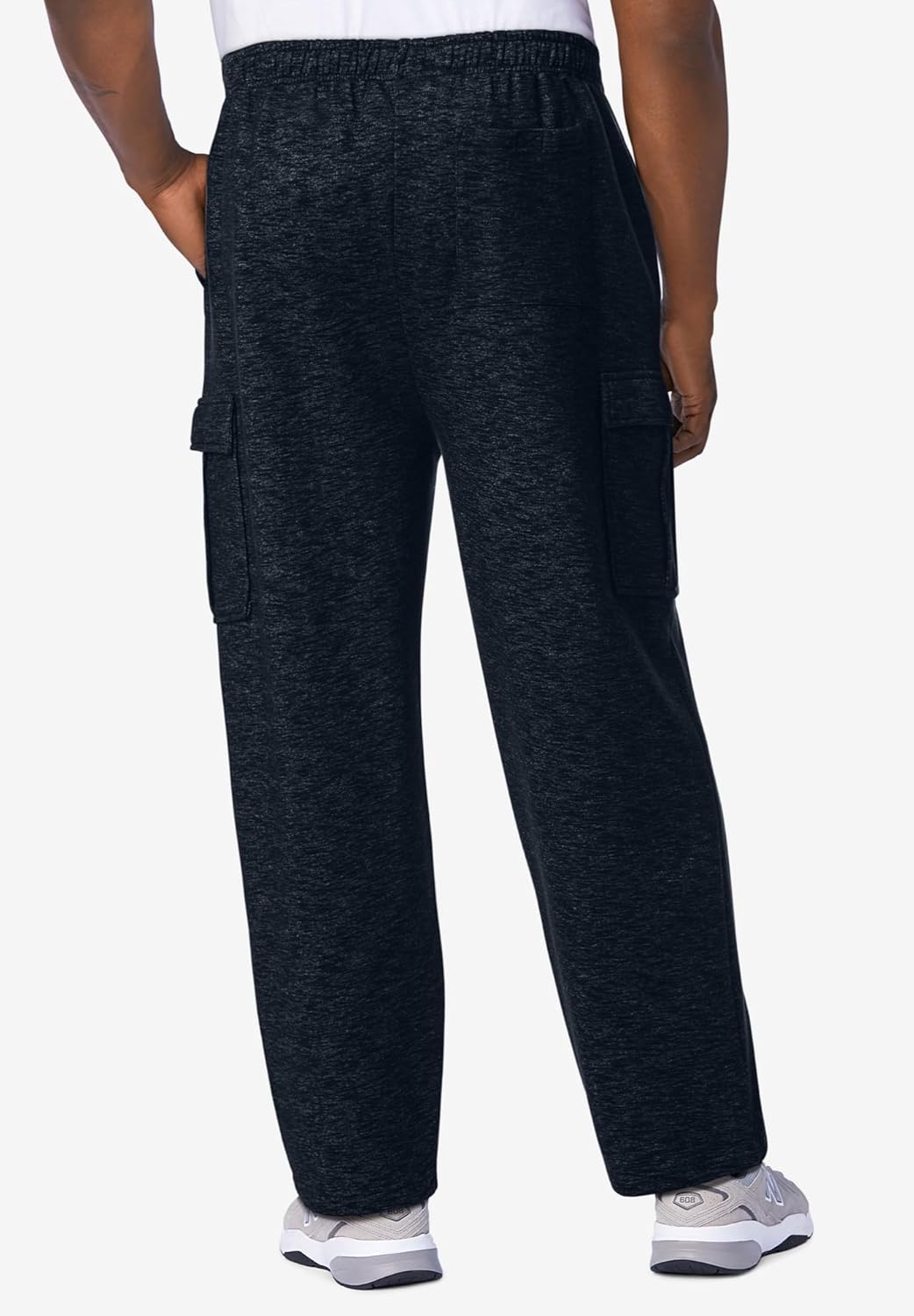 KingSize Men's Big & Tall Fleece Cargo Sweatpants - Image 2