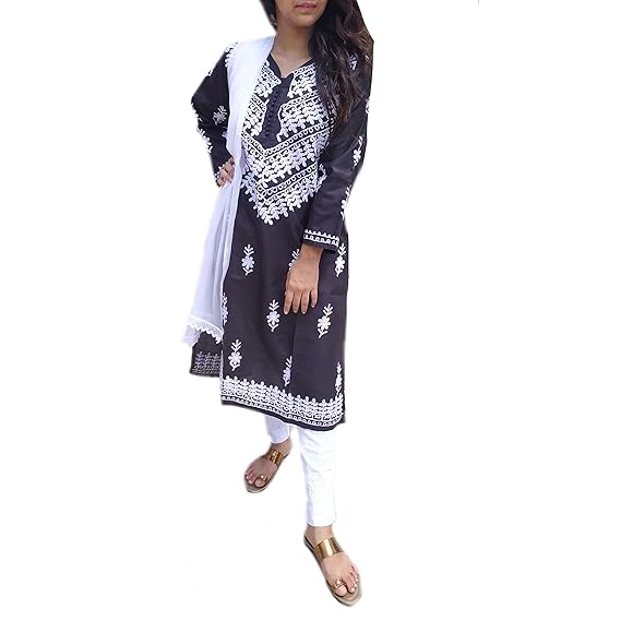 libas black kurti