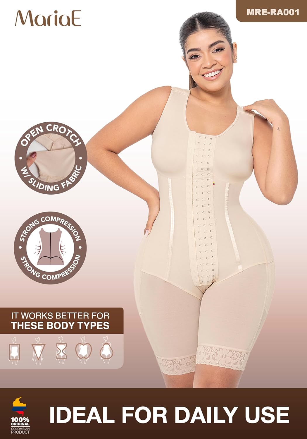 MARIAE STAGE 2 Faja Tummy Tuck Post Surgery Compression Garment Fajas Colombianas Postparto - Image 4