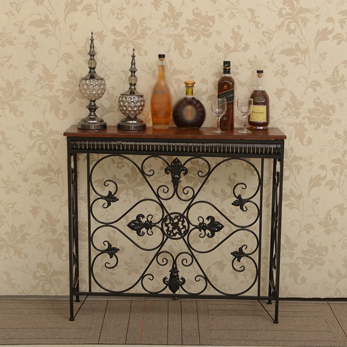 Amazon｜[GZGZ] コンソールテーブル コンソール 木製 アイアン  