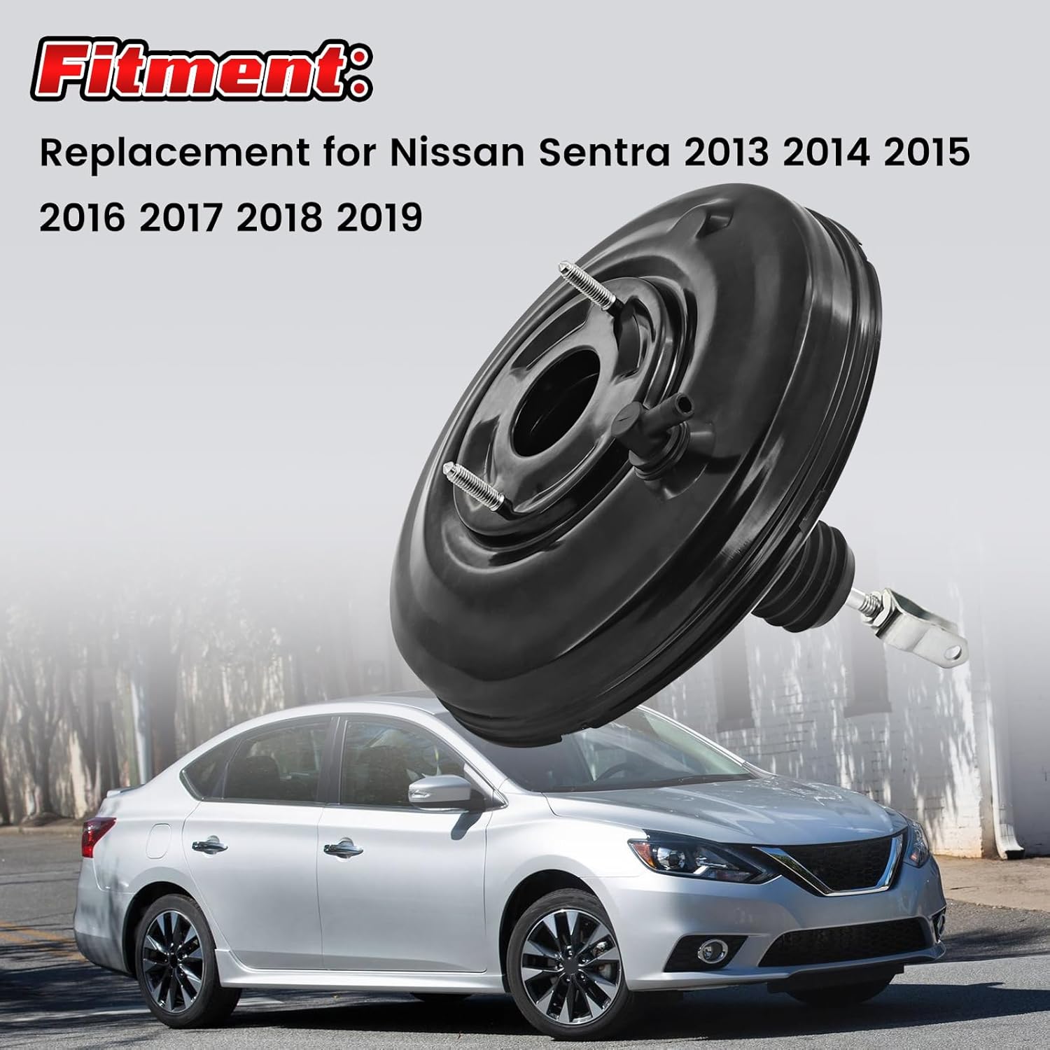 47210-3SG0A 53-7617 Vacuum Power Brake Booster Replacement for Nissan Sentra 2013-2019 Replace 472103SG0A 537617