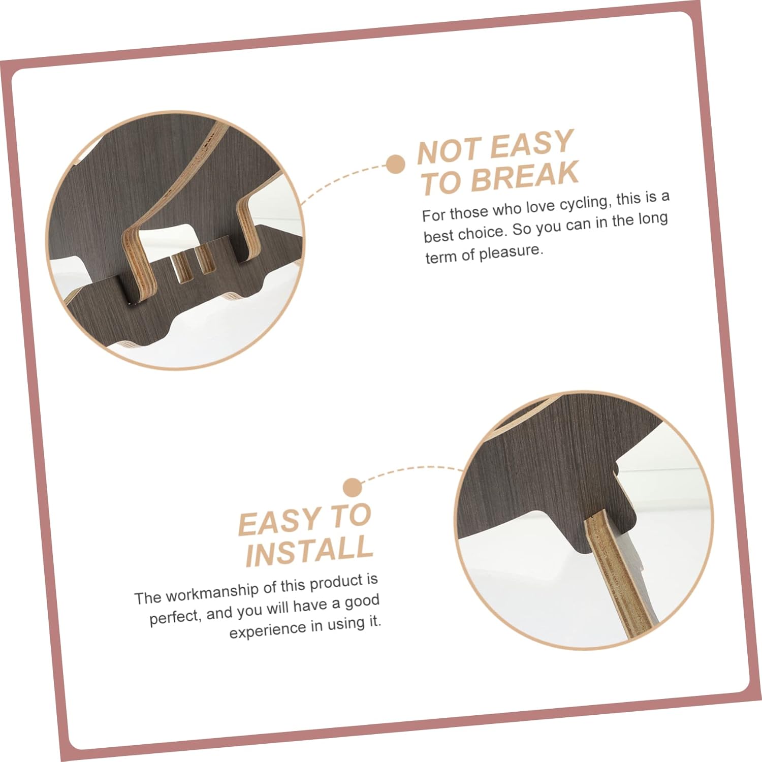 Professional Bike Parking Rack Kickstand for Mountain Road Bikes Nonslip Adjustable Height