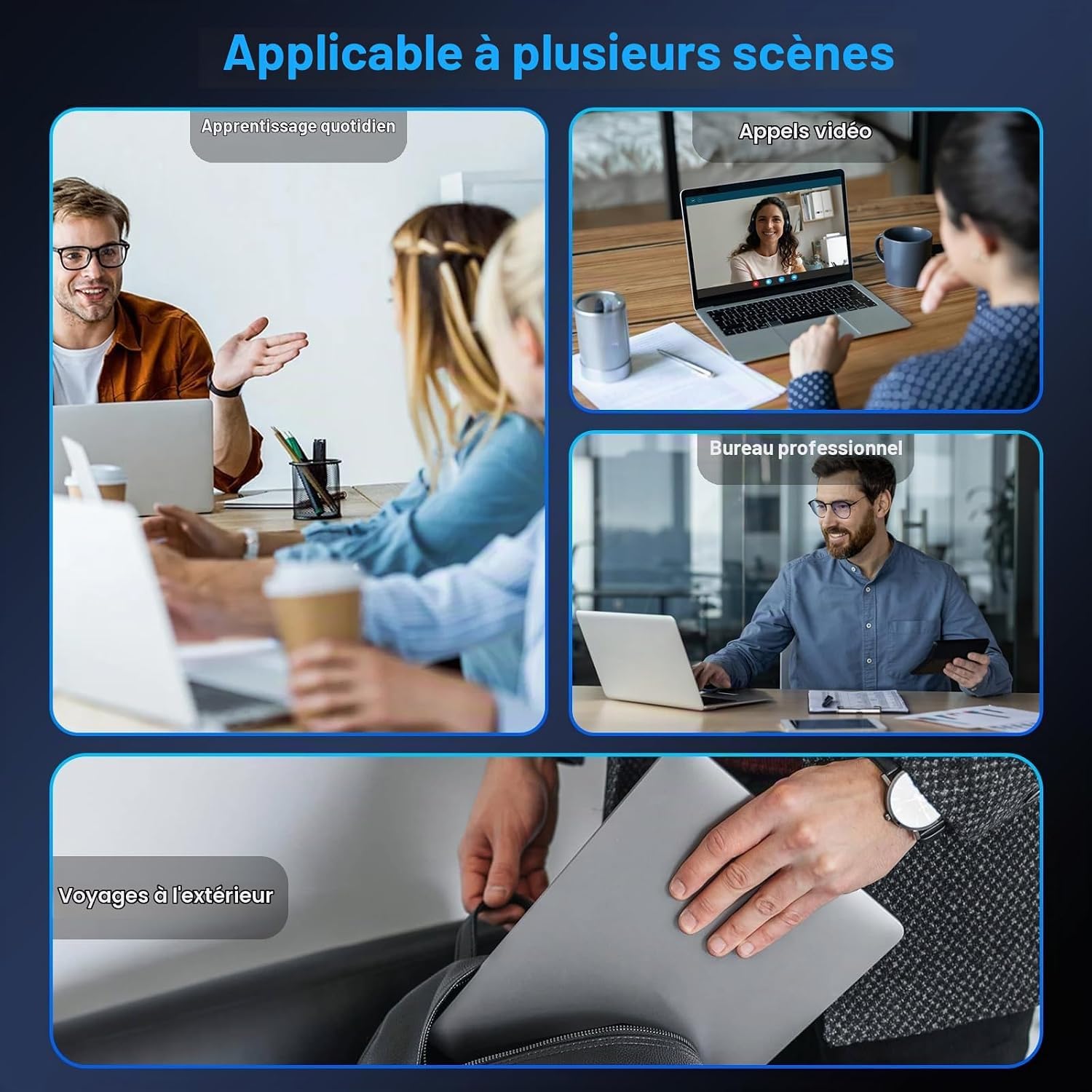 Computer portatile touch pieghevole a 360° - 11.6 pollici, PC portatile 6 GB RAM 128 GB SSD Celeron N4020, schermo IPS 1366 x 768, laptop per studi lavoro tempo libero, computer con pellicola per
