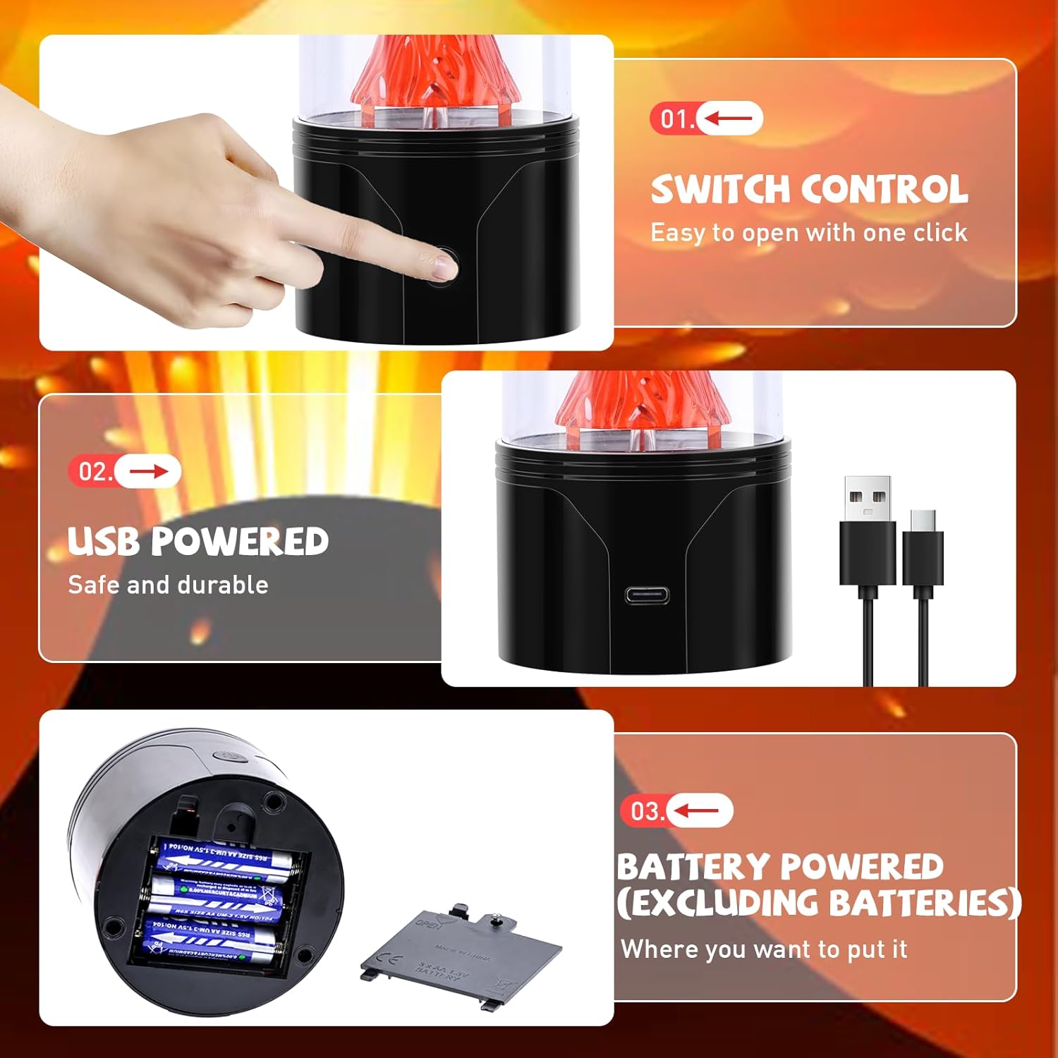 Lava Lamps for Kids,Night Light with USB and Battery Powered,Mood Light for Bedroom Room Home Office Desk Decor& Relaxing,Unique Fun Kids Boys Girls Men Women Adult Birthday Christmas Gift