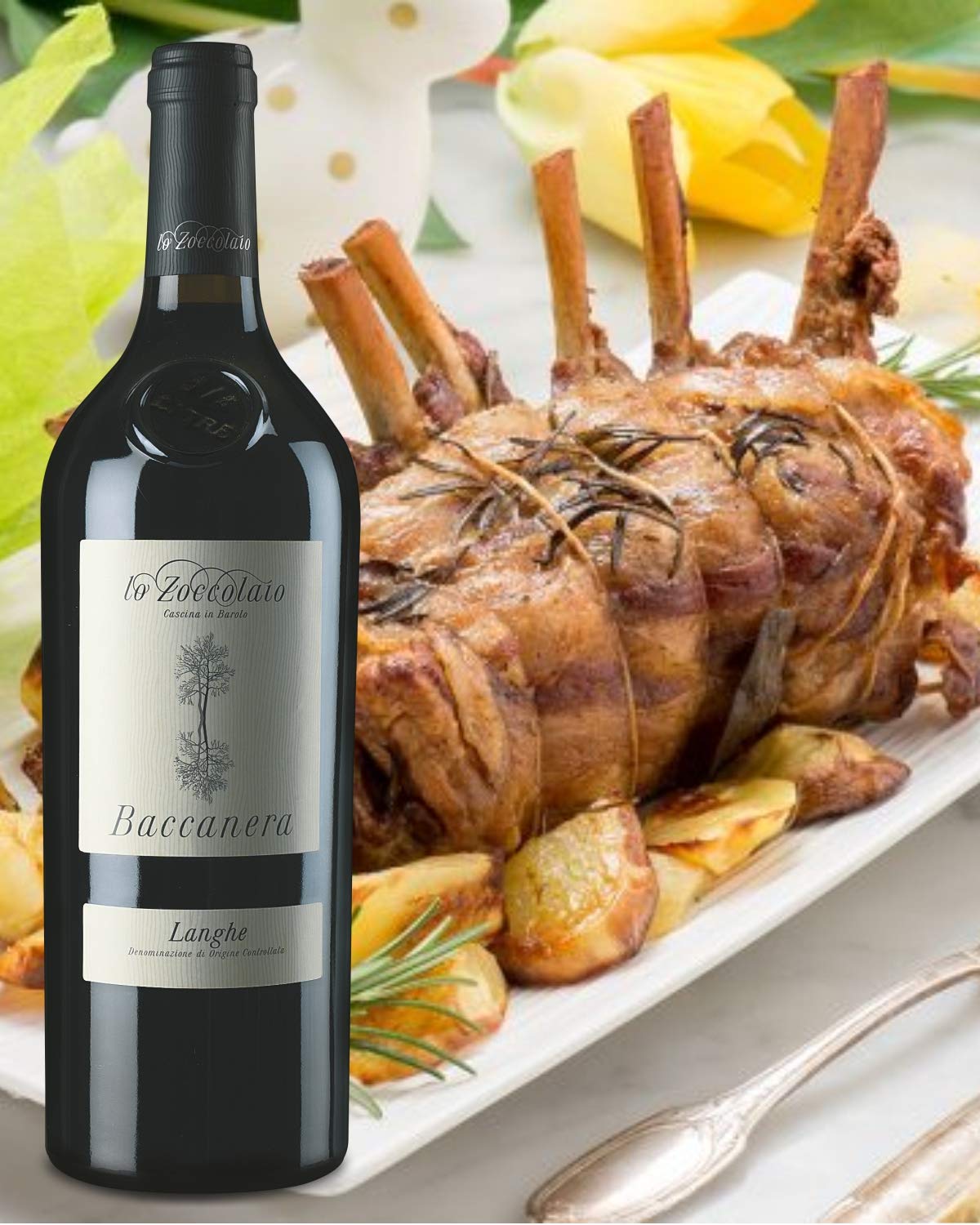 Lo Zoccolaio 2 Langhe Rosso Baccanera + 2 Barbera d'Alba Suculè + 2 Barolo DOCG - Vin Italien dans Bois Cas 6 Bouteilles x 75 cl