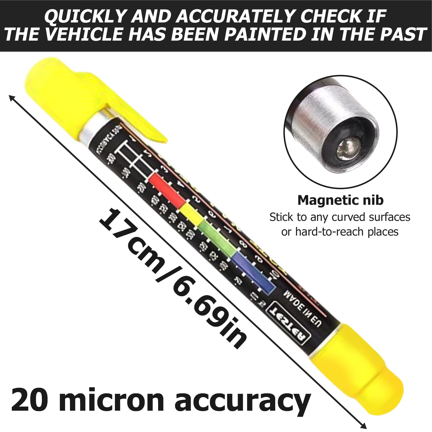 Misuratore Spessore Vernice Auto - Controlla Danni E Riparazioni