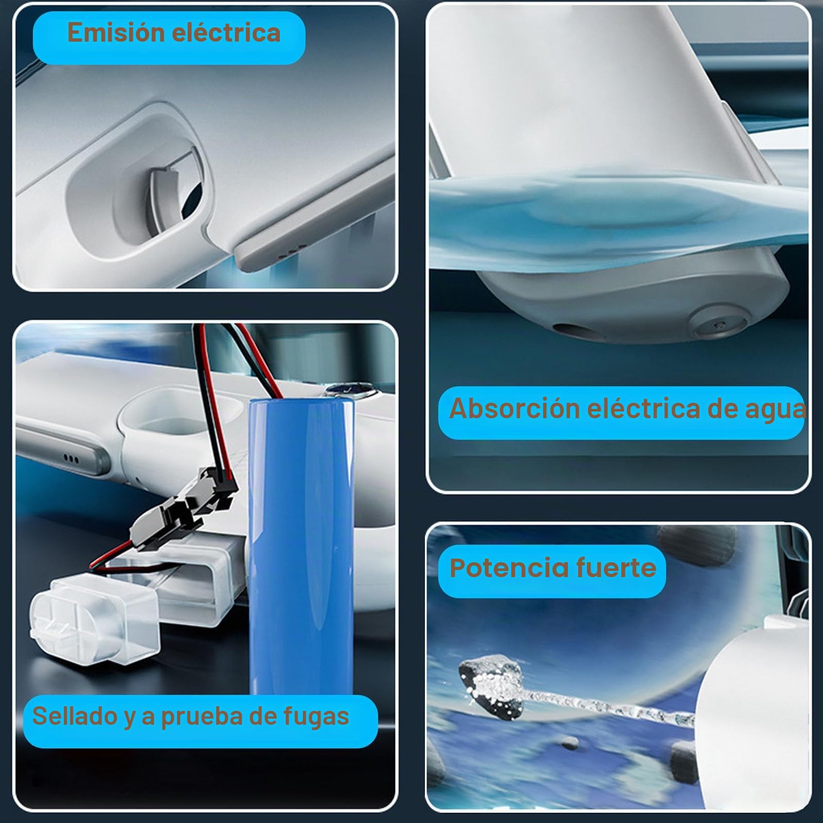 Pistola de agua eléctrica para adultos y niños,Pistola de agua eléctrica,Pistola de agua de gran alcance,Pistola de agua Juguete para niños Azul