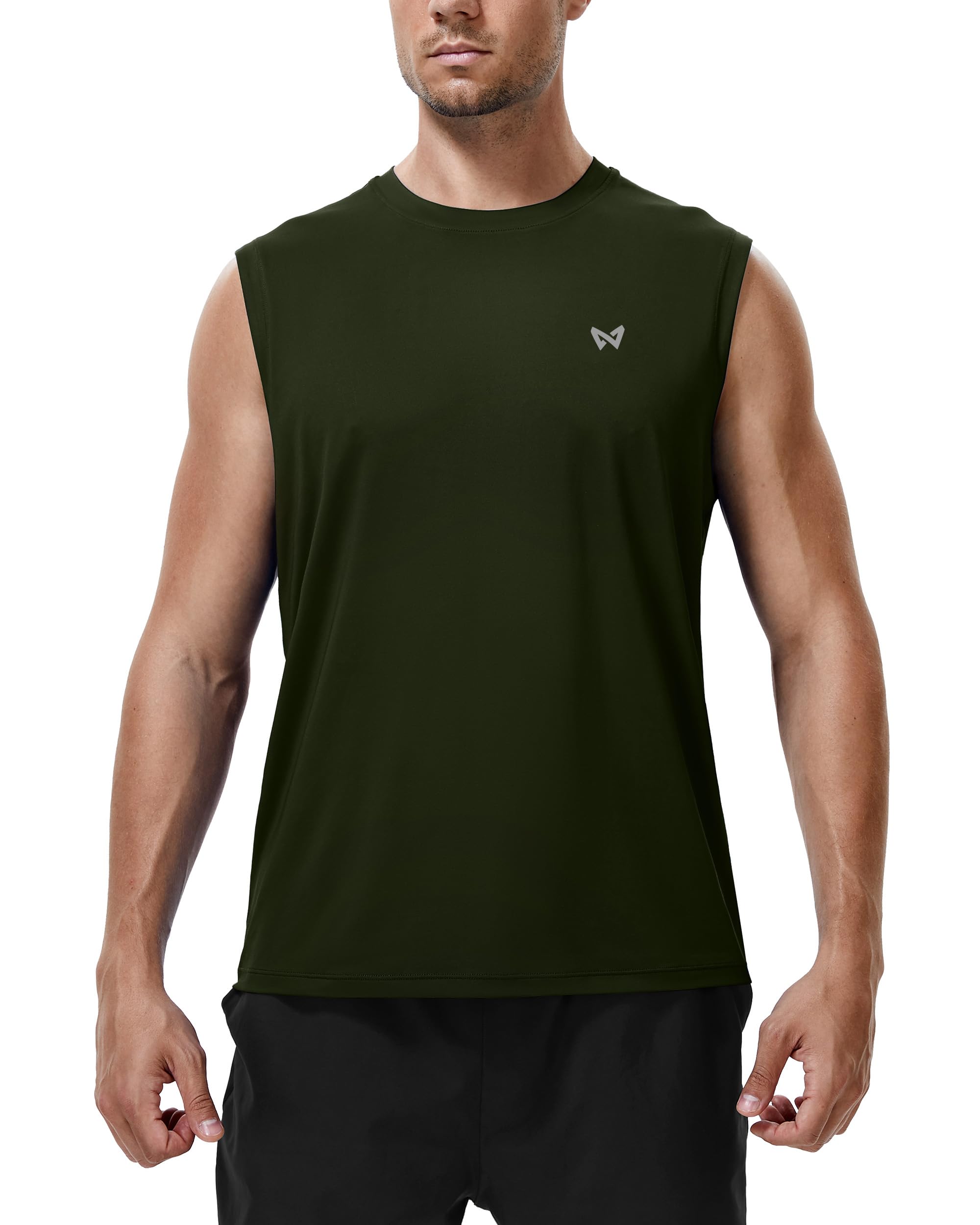 ZovioBox Tank Top Herren Ärmelloses Sportshirt, Atmungsaktiv Schnelltrocknend UPF 50+, Muskelshirt für Gym Training und Outdoor
