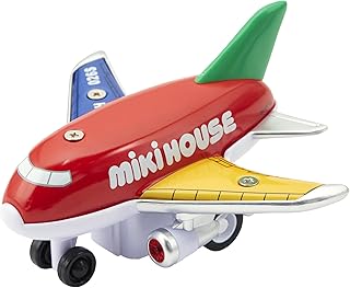 [ミキハウス] プルバックジェット 飛行機 ひこうき おもちゃ ロゴ 日本製 男の子 女の子 ベビー キッズ 子供おもちゃ 子供玩具 子供服 16-1664-149 グリーン