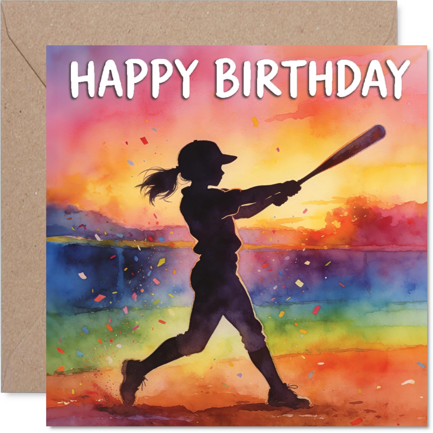 Playful Birthday Card, Celebrate in Style