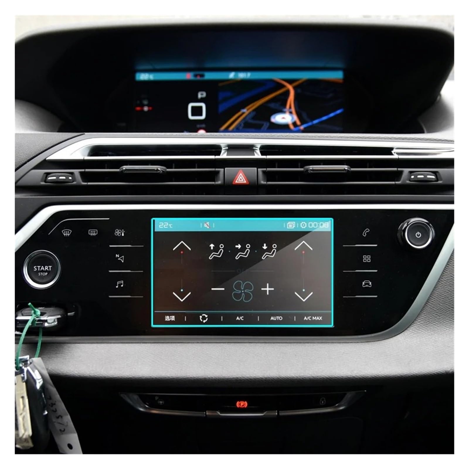 Navigation GPS Citroën C4 Picasso voyagez l'écran bien protégé