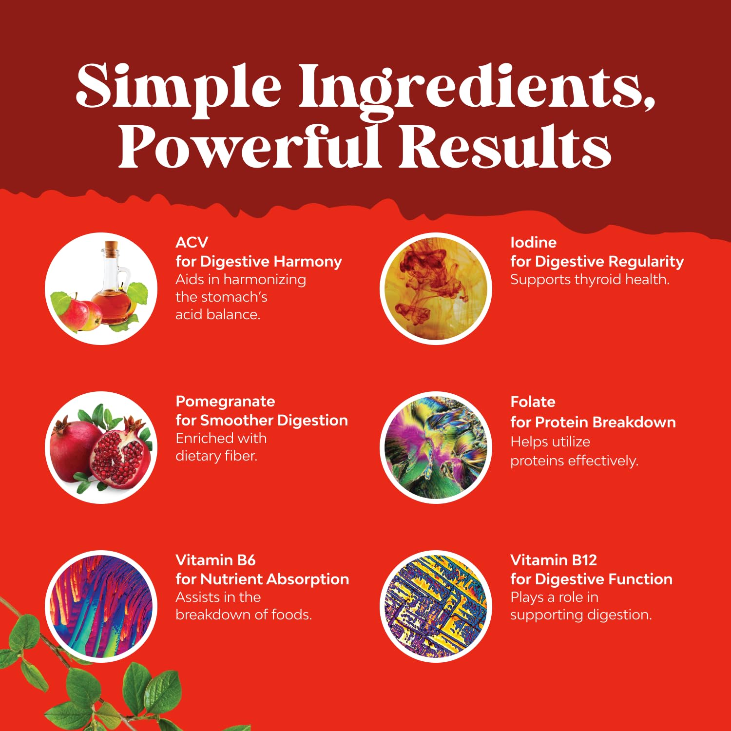 Apple Cider Vinegar Gummies with B12 Vitamin - Energy Support - 60 Count — Amazon image 3