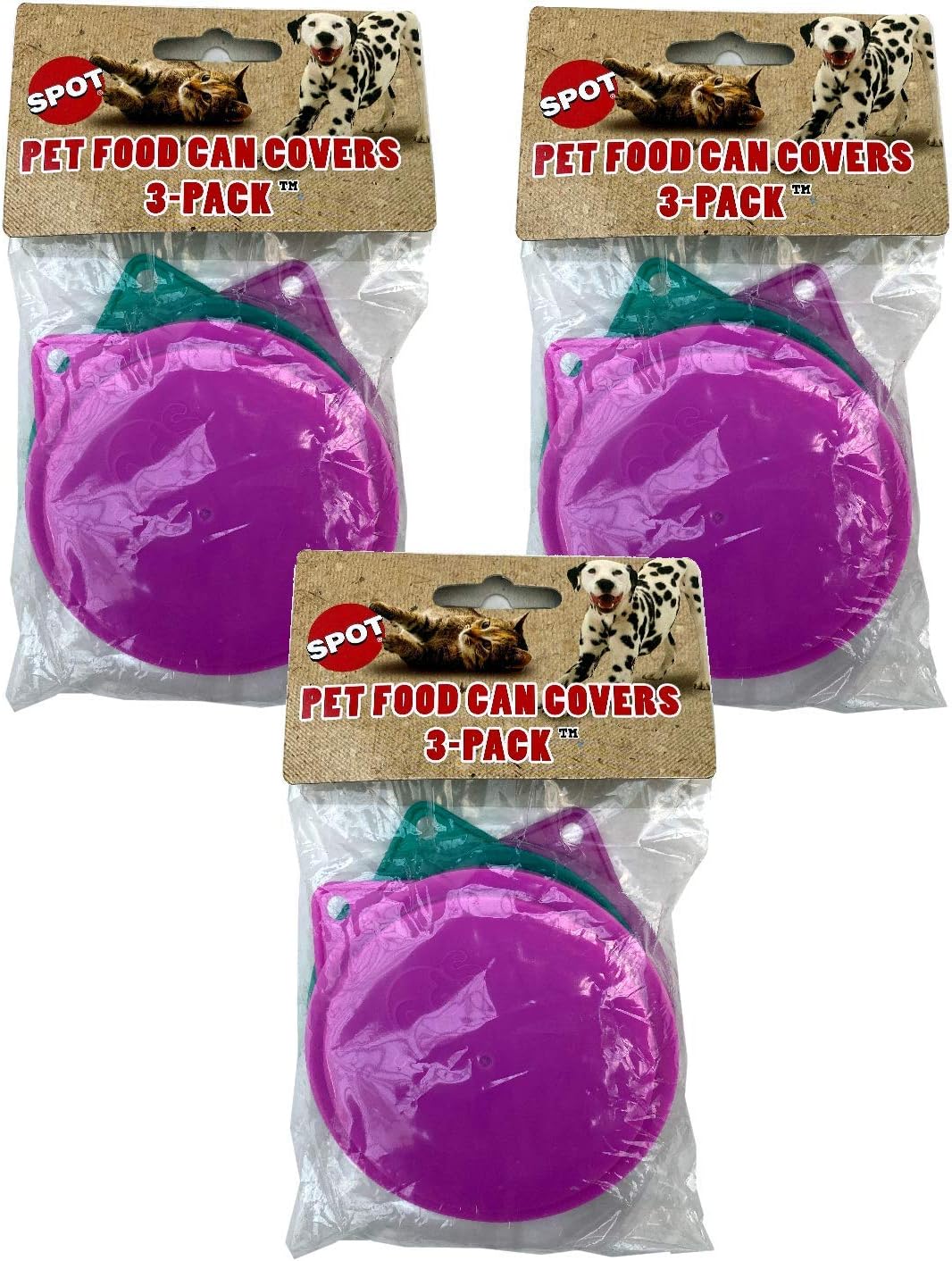 Ethical Products Dog Cat Food Can Cover, 3.5-Inches, Pack of 3