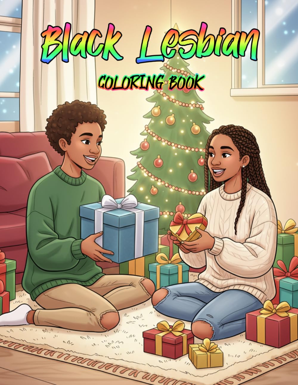 Black Lesbian Coloring Book: Celebrating Queer Black Joy Through Artistic Expression and Intimate Representation