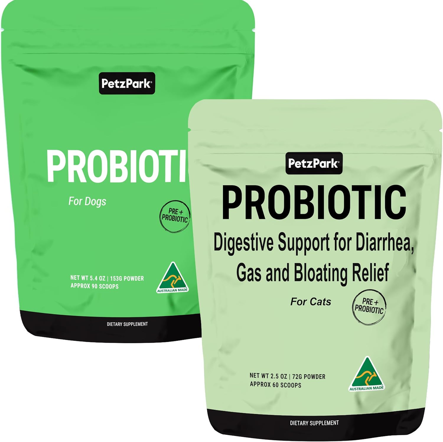Cat Probiotic and Dog Probiotic Bundle