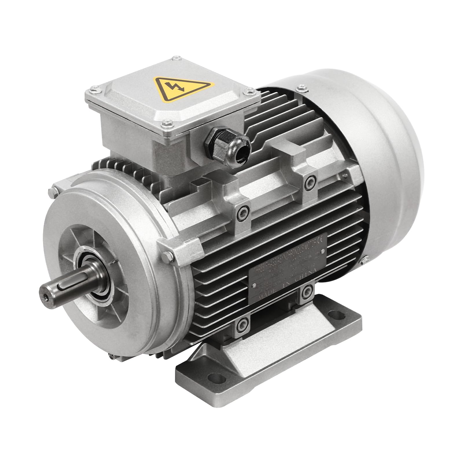 Elektromotor 380V 3-phasig Kupfer-Motor 1,5 kW mit 19mm Achse 1405 U/min