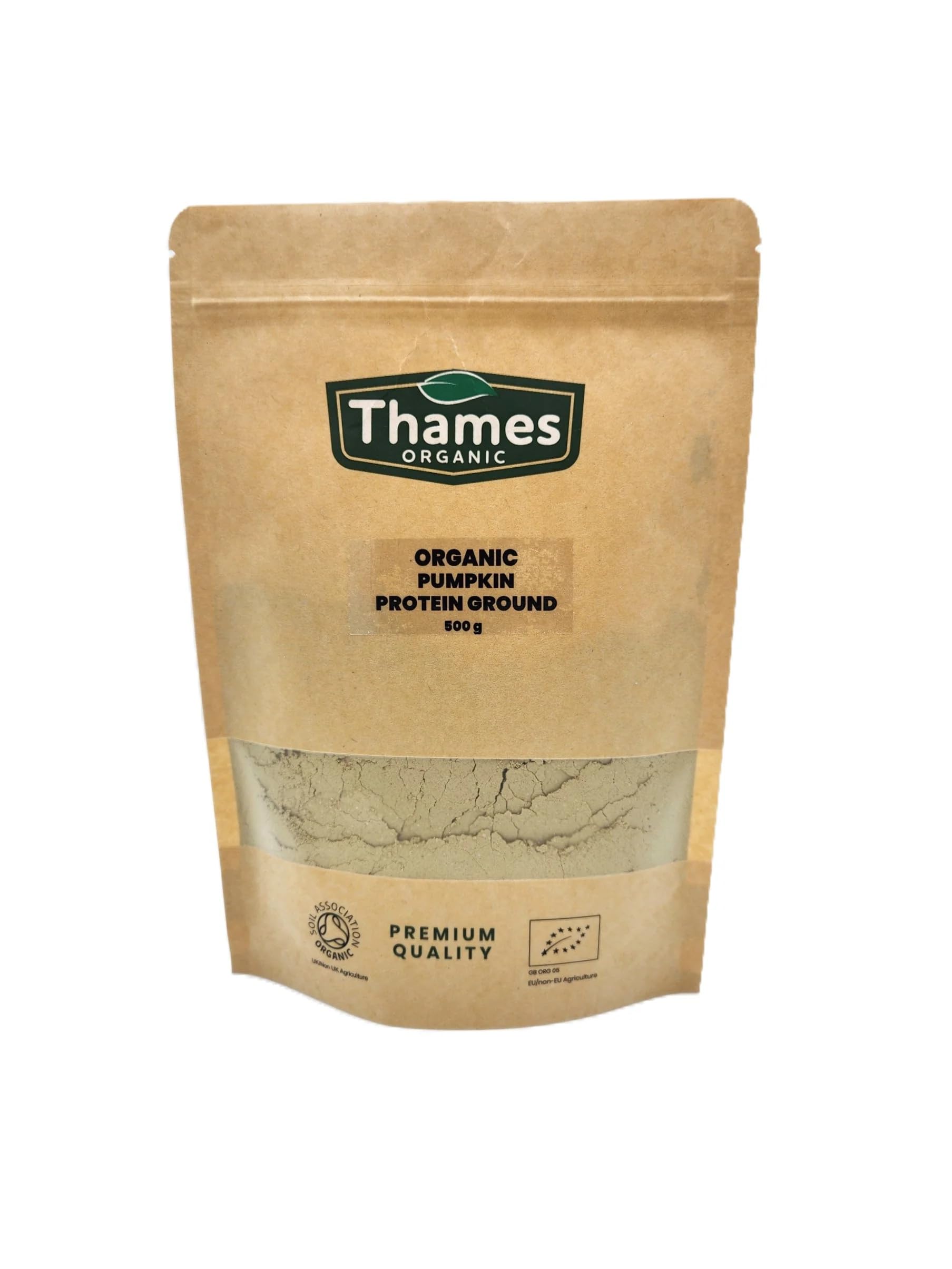 Organic Pumpkin Protein Ground | Plant-Based | Vegan | Gluten-Free | Nutrient-Rich Superfood 500g