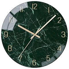 VIKMARI Glass Wall Clock Silent Non Ticking Wall Clock 12 Inch Quality Quartz Battery Operated item