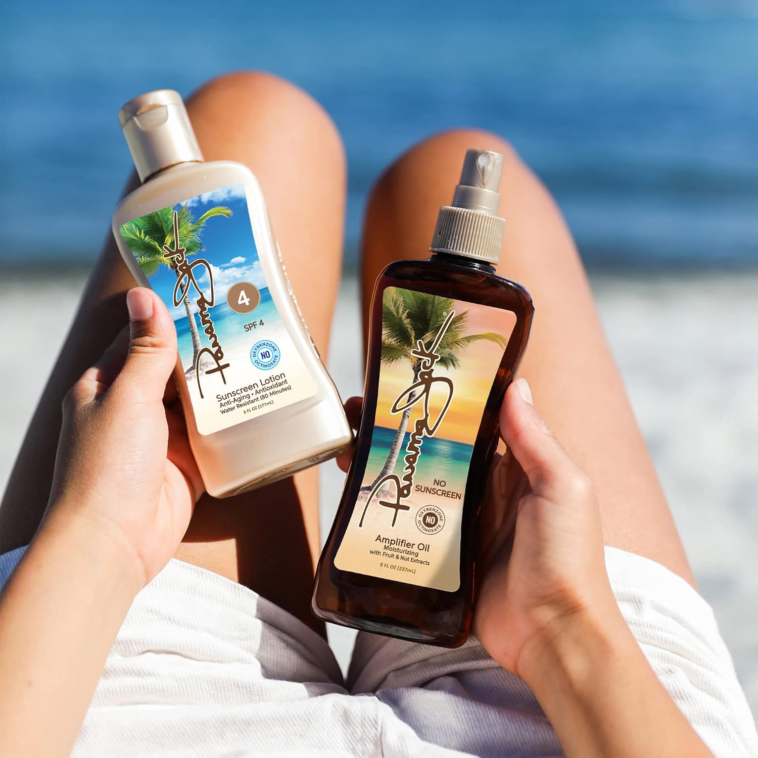 Panama Jack Sunscreen Tanning Lotion - SPF 4, PABA, Paraben, Gluten & Cruelty Free, Antioxidant Moisturizing Formula, 6 FL OZ (Pack of 1) : Beauty & Personal Care