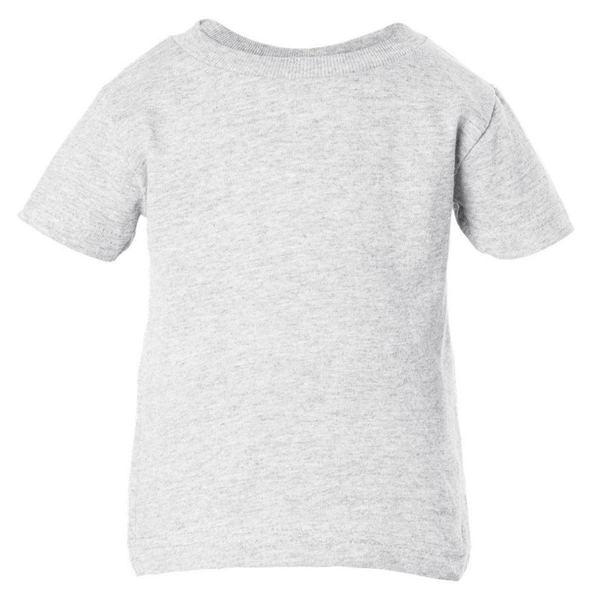 Rabbit Skins Baby 5.5 Oz. Short-Sleeve Jersey T-Shirt (3401)- Heather,18 Months