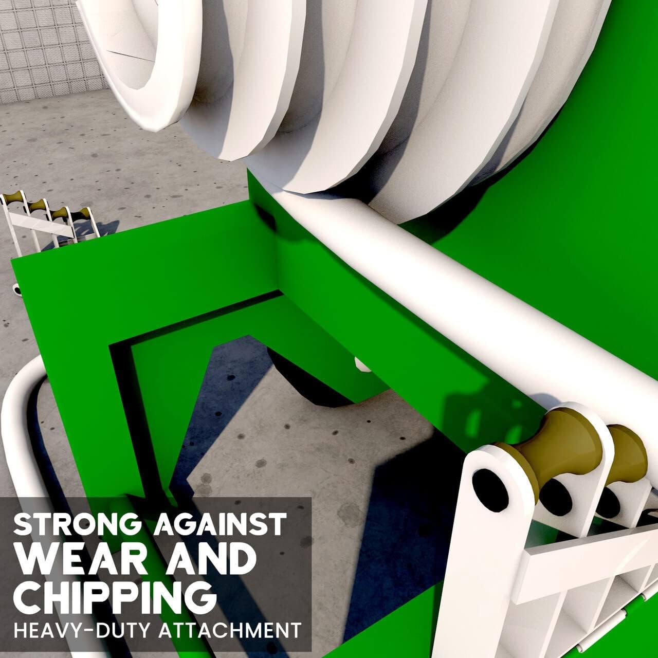00936 Roller Support: 1/2" to 1-1/4" Conduit Bender Accessory for Greenlee 555/Current, Heavy-Duty Steel Construction