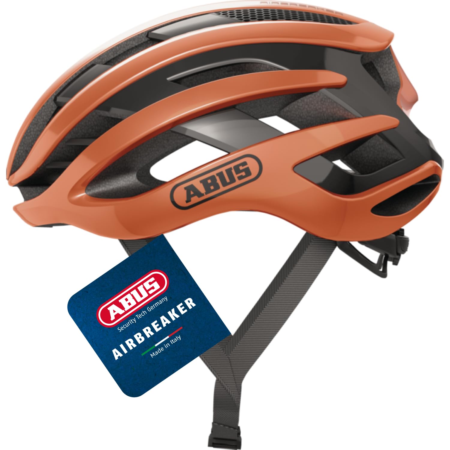 Abus Goldfish Orange Airbreaker Road Helmet