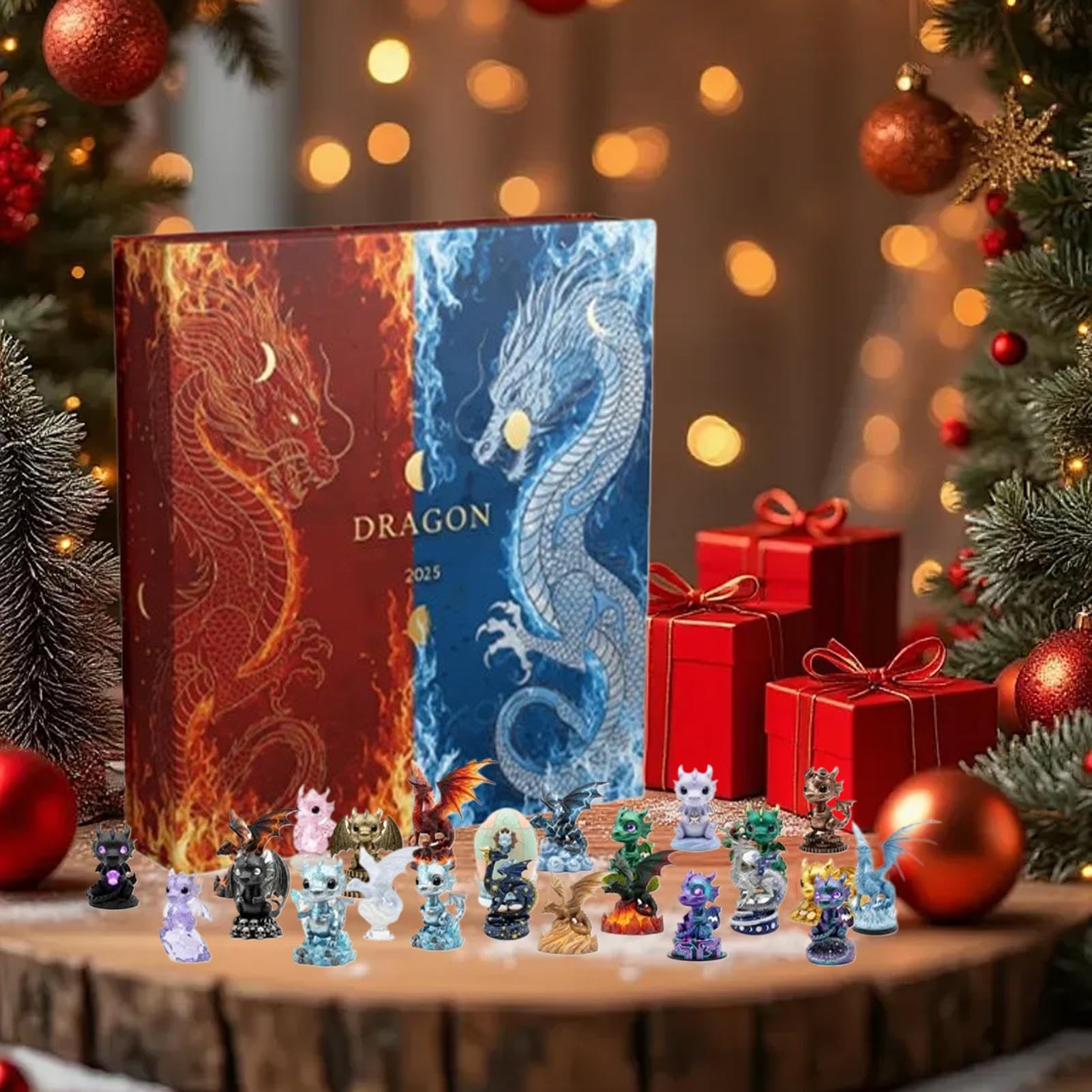 Adventskalender 2025-2025 Party Deko 2D Niedlich,Deko Countdown Kalender | Für Indoor Schreibtisch Vitrine Schlafzimmer Eingangsbereich Kinder Erwachsene