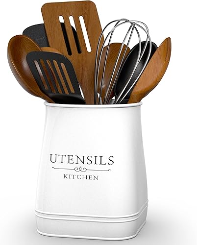 Miniatura 9 de Soporte para utensilios de cerámica  Soporte grande de cerámica para utensilios de cocina para encimera, organizador de herramientas de cocina