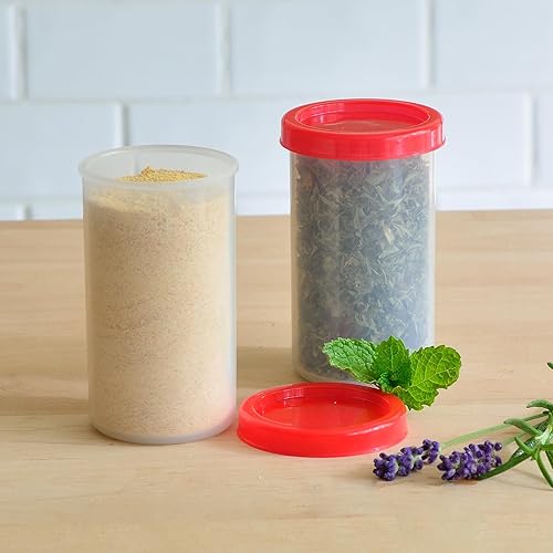 Miniatura 4 de Youngever Paquete de 3 recipientes de plástico para condimentos, recipientes de salsa con tapa, recipiente de plástico para aderezo para ensaladas