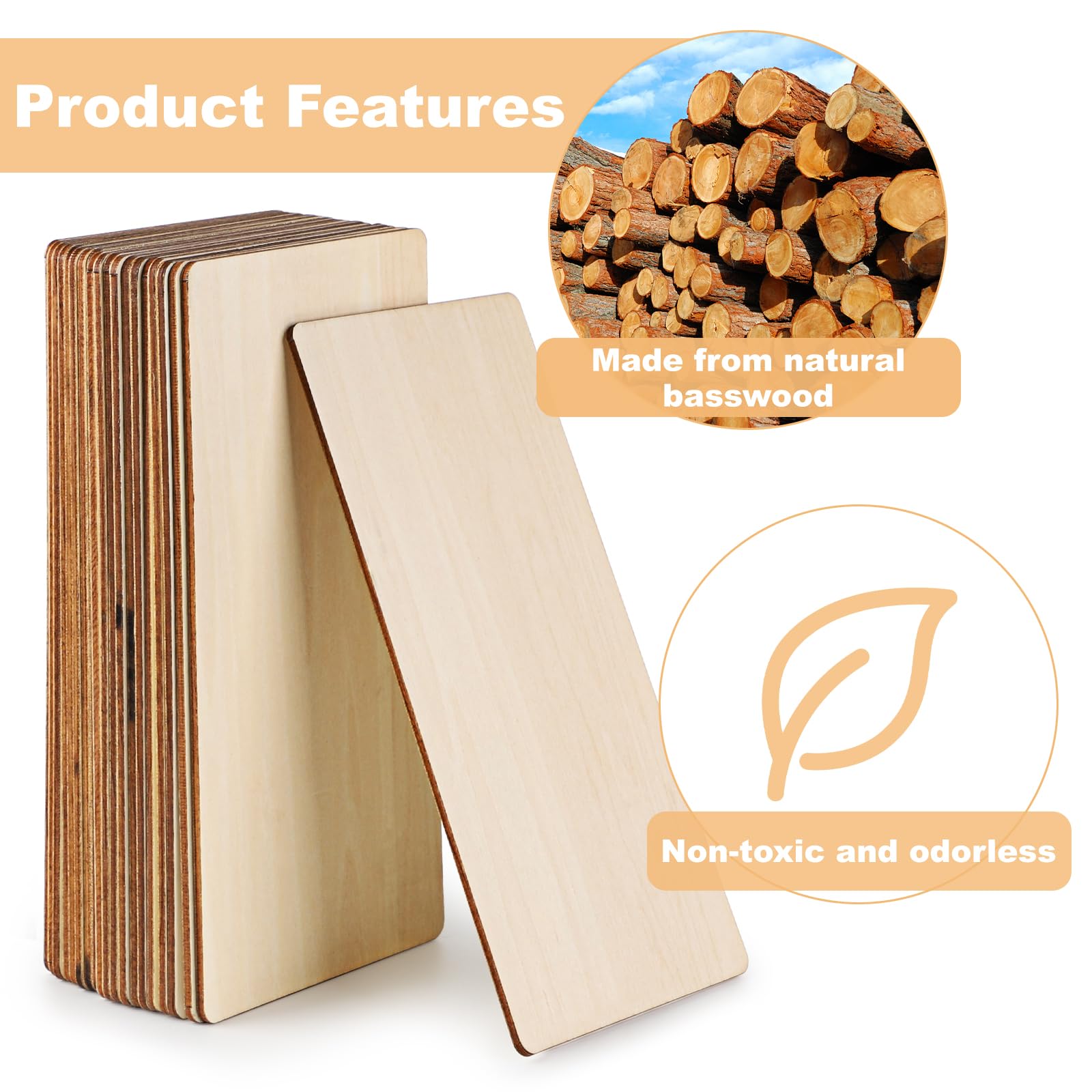 30 Fogli Di Legno Non Fini Da 10 * 15 Cm, Pannelli In Fogli Di Legno Grezzi Naturali Per Progetti Fai Da Te, Creazione Artigianale, Materiali Artistici, Ptura