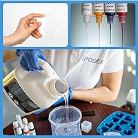 Vista 8 de EPODEX® Kit de resina epoxi para vertido profundo y fundición, transparente y coloreado, sin disolventes ni burbujas, estabilizado contra rayos UV