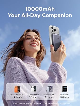UGREEN 10000mAh Magnetic Power Bank PD 20W USB-C for iPhone 16 Pro Max