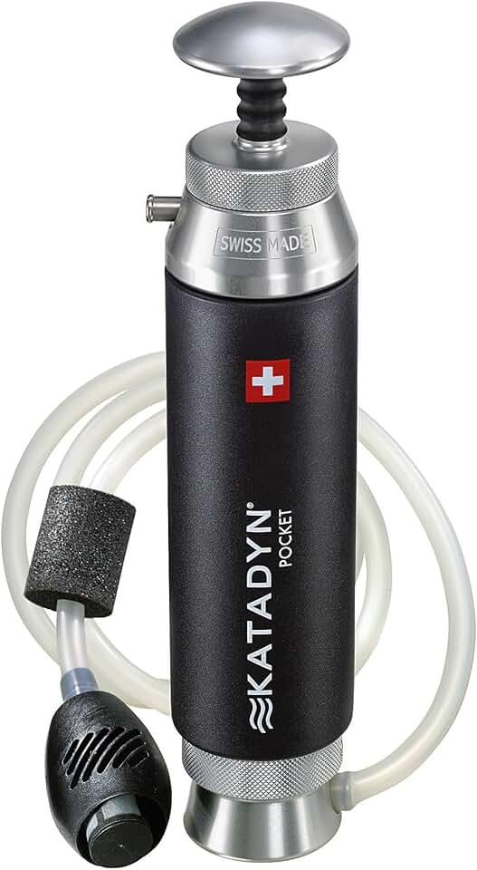 Katadyn, Filtro De Bolsillo Agua 2010000 Unisex Adulto, Preta (Black), Talla Única Paquete De